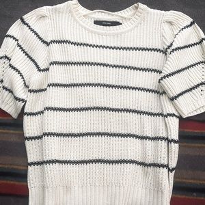 Crop Stripe Sweater